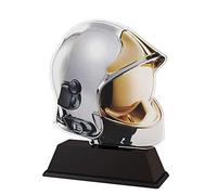 Trophy Monster Modern Firefighter Award Free Engraved Plate | Bulk Trophies Deal | for Clubs & Leagues, Adult or Kids | Made from Printed Acrylic (3 sizes) (100mm)