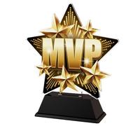 Trophy Monster MVP Most Valuable Player Trophy Award Free Engraved Plate | Buy in 5 Sizes | for Clubs & Schools, Adult or Kids | Made from Printed Acrylic (100mm)