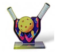 Trophy Monster Pickleball Award Size 135mm | For Events & Clubs | Made from 6mm thick Printed Acrylic with Matching Base