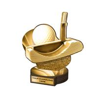 Trophy Monster Real Wood Grove Classic Golf Putter Award Printed Gold, Silver or Bronze | FREE Engraved Plate | Made from Sustainable Printed 8mm Thick Birch Plywood | 160mm - Buy in 5 Sizes