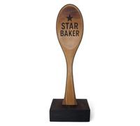 Trophy Monster Sierra Wooden Spoon Star Baker Trophy Made from Sustainable Printed 8mm Thick Birch Plywood | Size (215mm)