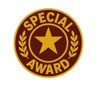Trophy Monster Special Award Trophy and Medal Centres Pack of 25x Flat or Acrylic Domed Vinyl Inserts | Emblem or Your OWN LOGO | 25mm or 50mm | (4 pack sizes)