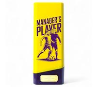 Trophy Monster Tower Elite Football Position & Performance Awards Trophy - Defender, Striker, Goalkeeper & Most Improved - Heavyweight Neon - 4 Colours - Engraving Included (Managers Player)