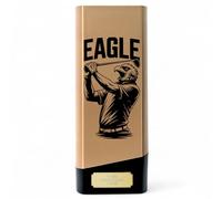 Trophy Monster Tower Elite Golf Eagle Award - Heavyweight Neon Design - 4 Colours - Free Engraving - Multiple Sizes