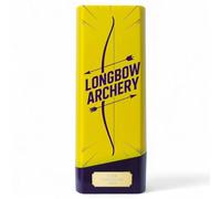 Trophy Monster Tower Elite Longbow Archery Award - Heavyweight Neon Design - 4 Colours - Free Engraving - Multiple Sizes