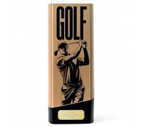 Trophy Monster Tower Elite Male Golf Award - Heavyweight Neon Design - 4 Colours - Free Engraving - Multiple Sizes