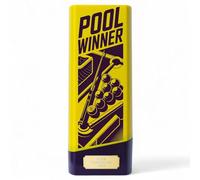 Trophy Monster Tower Elite Pool Winner Award - Heavyweight Neon Design - 4 Colours - Engraving Included - Multiple Sizes