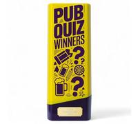 Trophy Monster Tower Elite Quiz Night Award - Heavyweight Neon Design - 4 Colours - Free Engraving - Multiple Sizes (Pub Quiz)