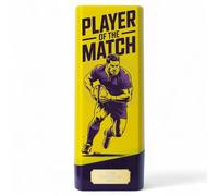 Trophy Monster Tower Elite Rugby Player of the Match Award - Heavyweight Neon Design - 4 Colours - Free Engraving - Multiple Sizes