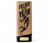 Trophy Monster Tower Elite Women's Cricket Fielder of the Year Trophy - Heavyweight Neon Design - 4 Colours - Free Engraving - Multiple Sizes