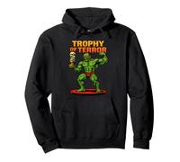 Trophy of Terror Zombie Bodybuilder Humor Design Pullover Hoodie