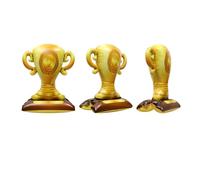 Trophy Shaped Balloons - Gold Trophy Balloons | Gold Balloons 4D, First Class Sports Balloons, Gold Foil Balloons, Vibrant Campus Sports Meetings, Soccer Football Celebrations