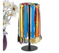 Trophy Shelf, Adjustable Height, 1piece, Rotating Medals Rack, Adjustable Medals Rack, Easy To Install, For Swim Basketball Soccer Track Dance Gymnastics Wrestling Race Running