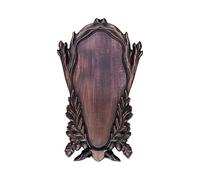 Trophy Shield Wooden Solid Beech Board for Hunting Trophies Antler Like Wild Boar, Deer, Goats (K2-45) (Rosewood)