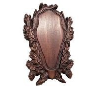 Trophy Shield Wooden Solid Beech Board for Hunting Trophies Antler Like Wild Boar, Deer, Goats (K3-43/20)