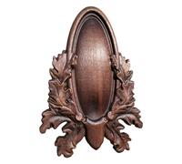 Trophy Shield Wooden Solid Beech Board for Hunting Trophies Antler Like Wild Boar, Deer, Goats (K8-21) (Rosewood)