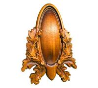 Trophy Shield Wooden Solid Beech Board for Hunting Trophies Antler Like Wild Boar, Deer, Goats (K8-21) (Rustic Oak)