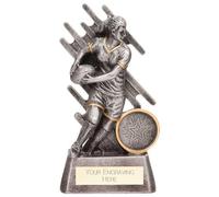 Trophy Superstore Focus Female Rugby Trophy - Free Engraving - 130mm C-50x16