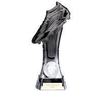 Trophy Superstore Rapid Strike Black & Silver Football Trophy - Free Engraving - 160mm A-38x16