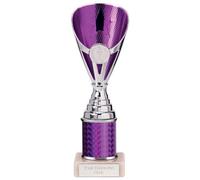 Trophy Superstore Rising Stars Purple Multisport Award Trophy - Free Engraving - Marble Base - 230mm