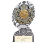 Trophy Superstore The Stars Longest Drive Golf Trophy - Free Engraving - 150mm (p.D)