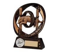 Trophy Superstore Typhoon Dog Agility Trophy - Free Engraving - 90mm A-38x16