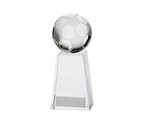 Trophy Superstore Voyager Premium Glass Football Award Trophy - Free Engraving - 145mm A-38x16