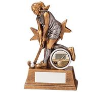 Trophy Superstore Warrior Star Female Field Hockey Trophy - Free Engraving - 125mm D-60x16