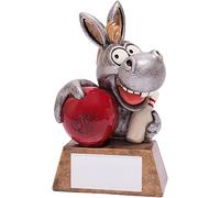 Trophy Superstore What A Donkey! Ten Pin Bowling Trophy - Free Engraving - 130mm G-60x25