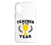 Trophy Teacher of the Year Case for iPhone 16 Plus