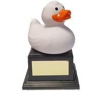 TrophyMaster Duck Award (150mm) (White)