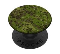 Tropic Camo Army Tropical Camouflage Pattern Military Green PopSockets Adhesive PopGrip