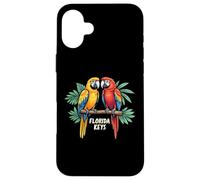 Tropic Island Adventure - Parrots in the Florida Keys Case for iPhone 16 Plus