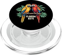 Tropic Island Adventure - Parrots in the Florida Keys PopSockets PopGrip for MagSafe