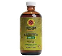 Tropic Isle Living Jamaican Black Castor Oil 8oz - For Hair Growth Skin Conditioning Eyebrows & Eyelashes Scalp and Nail Care. Strengthen Moistur