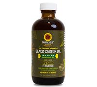 Tropic Isle Living Jamaican Black Castor Oil XX Dark 118ml | 100% Natural Hair Growth Oil and Scalp Treatment | Promotes Strong, Healthy, Thicker Hair, Eyelashes, Eyebrows (118 ml, Pack of 1)