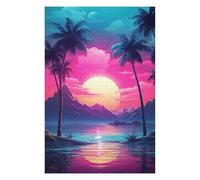Tropic Twilight Grooves Jigsaw Puzzle for Adults, 1000 PCS