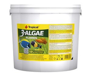 Tropical 3-ALGAE Flakes 5L / 1kg - Food with algae for freshwater and marine fish