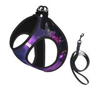 Tropical Aesthetics Dog Harness - Breathable, Reflective, And Adjustable Pet Vest, Suitable For Small Cats And Dogs
