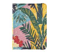 Tropical Aesthetics Of The Summer Atmosphere Leather Passport and Vaccine Card Holder Combo Passport Cover Waterproof