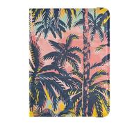 Tropical Aesthetics Of The Summer Atmosphere Leather Passport and Vaccine Card Holder Combo Wallet Passport Holder Waterproof
