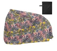 Tropical Aesthetics Of The Summer Cover for Bike Waterproof Outdoor Rain Cover Bikes Storage