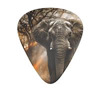 Tropical African Elephant Guitar Picks 12-Pack, Guitars Accessories For Men Women Professional Guitarist, Musicians And Beginner