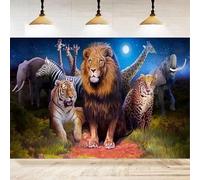 Tropical African Jungle Safari Scenic Photography Backdrop Banner Interior Decor Background Portrait Shooting Poster 350x240CM
