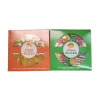 Tropical and Citrus Slices Duo: Exotic Tropical and Zesty Orange-Lemon Slices - A Burst of Flavor in Every Bite (Pack Of Both)