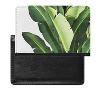 Tropical Banana Palm Leaves Passport Cover Protector Rfid Blocking Passport Holder Id Card Holder Secure Travel Wallet Organizer for Passport Tickets Credit Cards, style, One Size