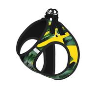 Tropical Banana Palm Leaves Print Reflective No Choke Pet Vest Harness,Adjustable Soft Padded Dog Harness With Easy Control Handle