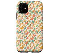 Tropical Banana Pattern Fruit Floral Beach Aesthetic Case for iPhone 11