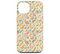 Tropical Banana Pattern Fruit Floral Beach Aesthetic Case for iPhone 13