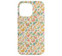 Tropical Banana Pattern Fruit Floral Beach Aesthetic Case for iPhone 14 Pro Max